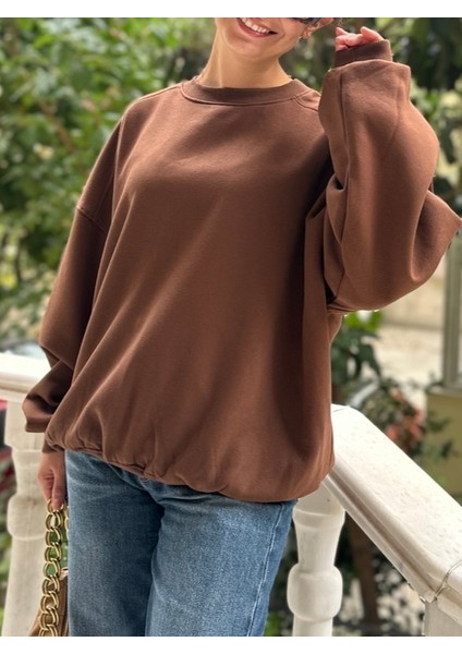 Kadın Kahverengi Sweat