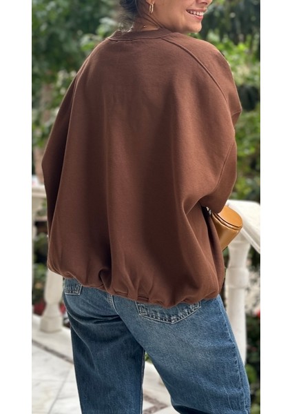 Kadın Kahverengi Sweat modelleri