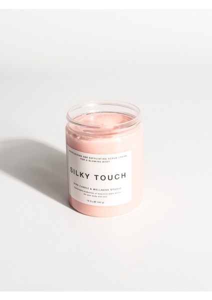 DeDe Candle & Body Silky Touch - Yumuşatıcı Nemlendirici Krem Peeling Vücut Ovması