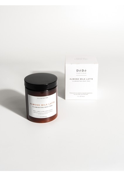 DeDe Candle & Body Almond Milk Latte Aydınlatıcı Body Peeling - Scrub