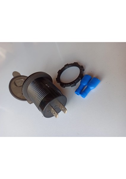 Araç/tekne/motosiklet Için 3.0 USB ( Quick ) Hızlı Şarj - Voltmetre Açma Kapama Anahtarlı 12 - 24 Volt