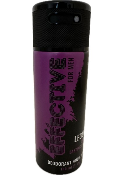 Effective Vücut Deodorantı - Legend - For Men - 150ML x 6