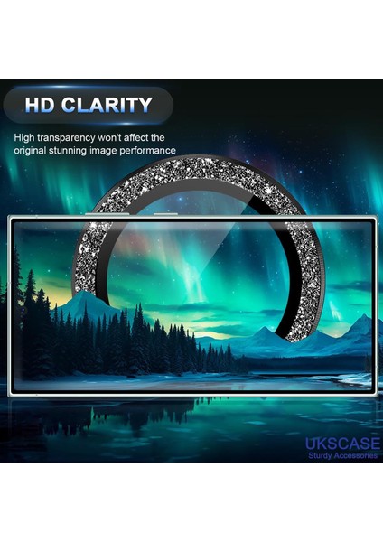Samsung Galaxy S24 Plus Taşlı Kamera Lens Koruyucu Alüminyum Alaşım Cam modelleri