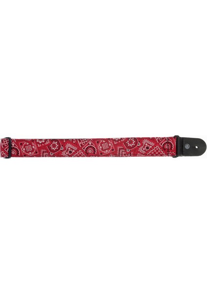 50G02 Gitar Askısı Dokuma 50MM Kırmızı Bandana fiyatları