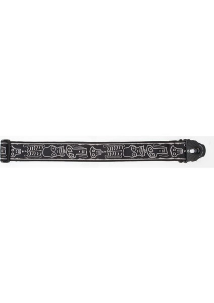 50PLJS01 Gitar Askısı 50MM Lock-Js Skull N Bones