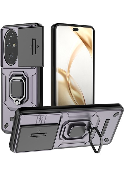 Honor 200 Halka Zırh Kamera Koruması Cep Telefonu Kılıfı (Yurt Dışından)
