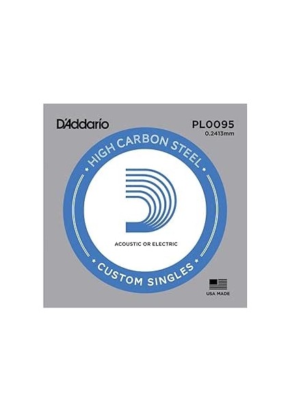 PL0095 Elektro ve Akustik Tek Tel, E-(Mi), Hıgh Carbon St