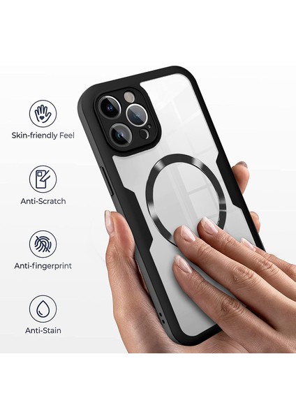iPhone 13 Pro Max Manyetik Çekim Herşey Dahil Cep Telefonu Kılıfı (Yurt Dışından)