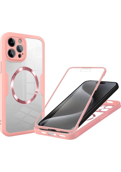 iPhone 13 Pro Max Manyetik Çekim Herşey Dahil Cep Telefonu Kılıfı (Yurt Dışından)