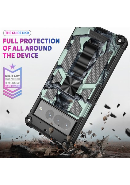 For Google Pixel 6 Pro Kamuflaj Rengi Zırh Ağır Koruma Cep Telefonu Kılıfları (Yurt Dışından) fırsatları