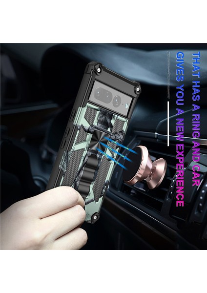 For Google Pixel 6 Pro Kamuflaj Rengi Zırh Ağır Koruma Cep Telefonu Kılıfları (Yurt Dışından) indirimleri