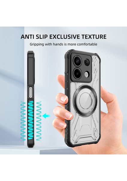 Xiaomi Redmi Note 13 Pro 5g Manyetik Çekim Düşme Önleyici Cep Telefonu Kılıfı (Yurt Dışından) modelleri