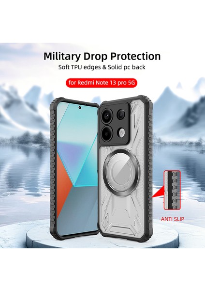 Xiaomi Redmi Note 13 Pro 4g Manyetik Çekim Düşme Önleyici Cep Telefonu Kılıfı (Yurt Dışından) fiyatları