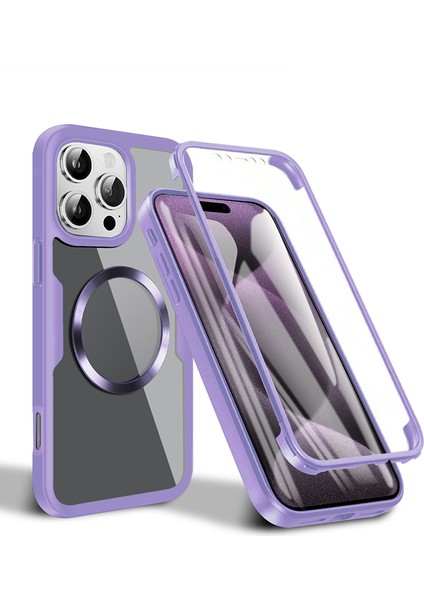 iPhone 16 Manyetik Çekim Herşey Dahil Cep Telefonu Kılıfı (Yurt Dışından)