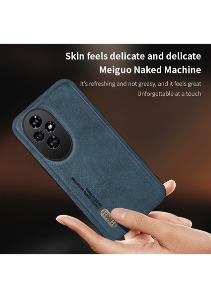 Honor 200 Araba Manyetik Emme Retro Mat Pu Cep Telefonu Kılıfı (Yurt Dışından)