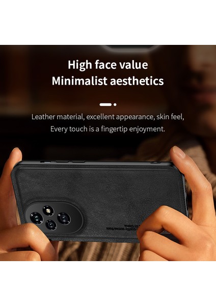 Honor 200 Araba Manyetik Emme Retro Mat Pu Cep Telefonu Kılıfı (Yurt Dışından)