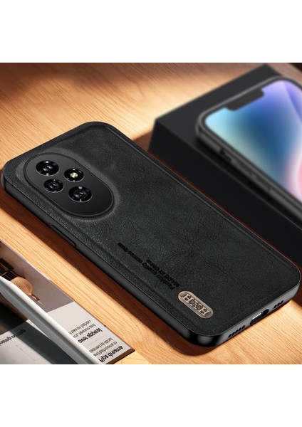 Honor 200 Araba Manyetik Emme Retro Mat Pu Cep Telefonu Kılıfı (Yurt Dışından)