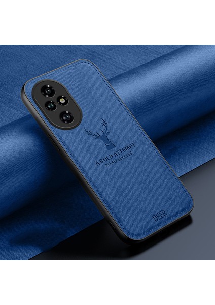 Honor 200 Geyik Deseni Kumaş Cep Telefonu Kılıfı (Yurt Dışından)