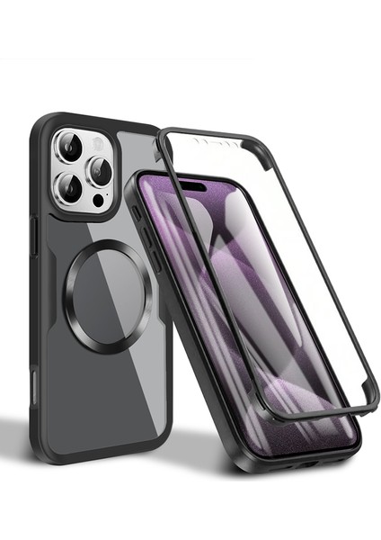 iPhone 16 Manyetik Çekim Herşey Dahil Cep Telefonu Kılıfı (Yurt Dışından)