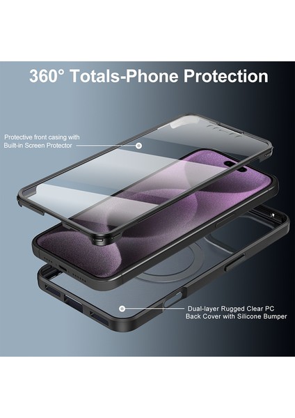 iPhone 16 Manyetik Çekim Herşey Dahil Cep Telefonu Kılıfı (Yurt Dışından) modelleri