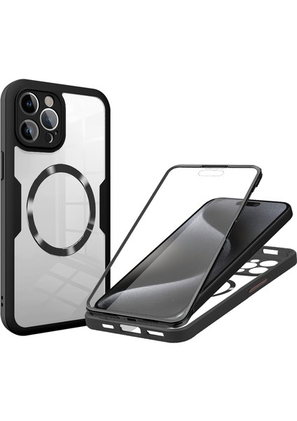 iPhone 12 Manyetik Çekim Herşey Dahil Cep Telefonu Kılıfı (Yurt Dışından)