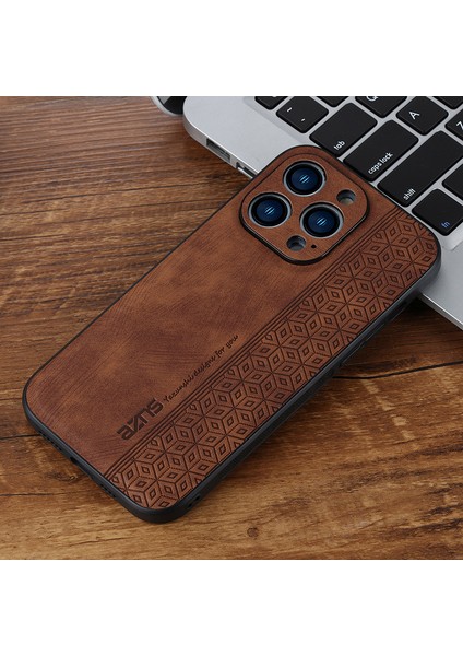 For iPhone 13 Pro Vintage Kabartmalı Desen Cep Telefonu Kılıfları (Yurt Dışından)