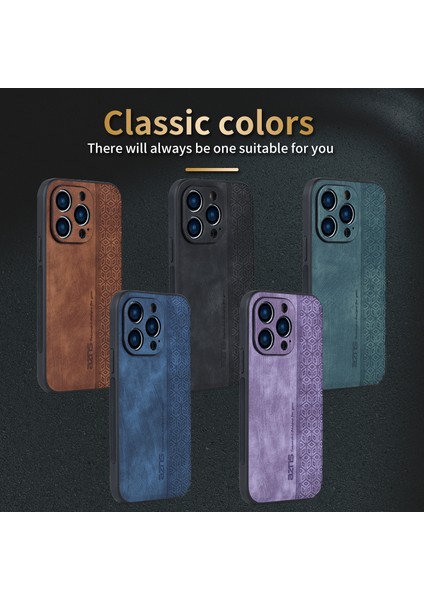 For iPhone 13 Pro Vintage Kabartmalı Desen Cep Telefonu Kılıfları (Yurt Dışından) indirimleri