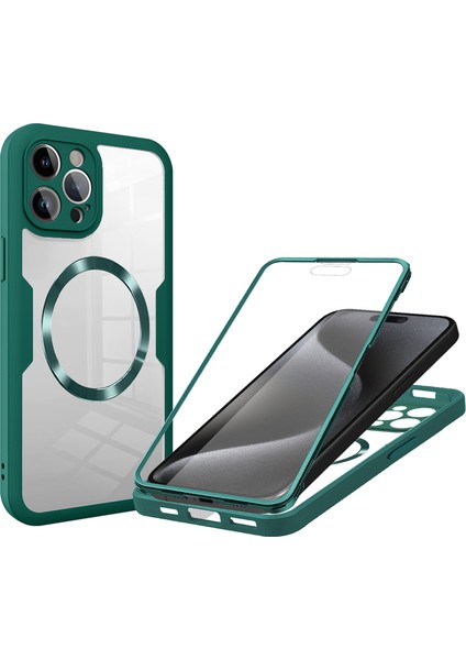 iPhone 15 Pro Max Manyetik Çekim Herşey Dahil Cep Telefonu Kılıfı (Yurt Dışından)