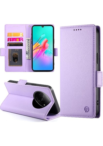 Xiaomi Redmi A3 Günlük Kullanım Için Flip Case Cüzdan Iş Çevir Kart Yuvaları (Yurt Dışından)