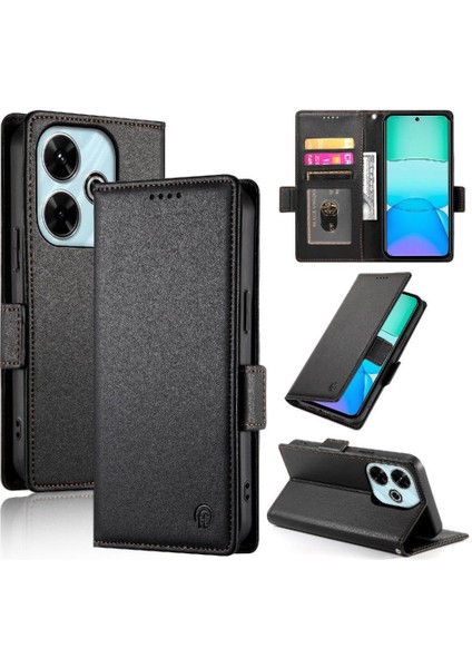Xiaomi Redmi 13 Kartvizit Yuvaları Için Flip Case Günlük Kullanım Flip Cüzdan (Yurt Dışından)