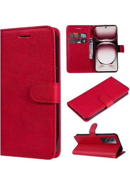 Oppo Oppo 12 Pro 5g Için Flip Case Kart Yuvası ile Yüksek Kaliteli Deri Kılıf (Yurt Dışından)
