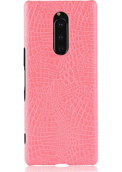Sony Xperia 1 Koruyucu Kapak Klasik Timsah Için Şık Klasik Kılıf (Yurt Dışından) modelleri