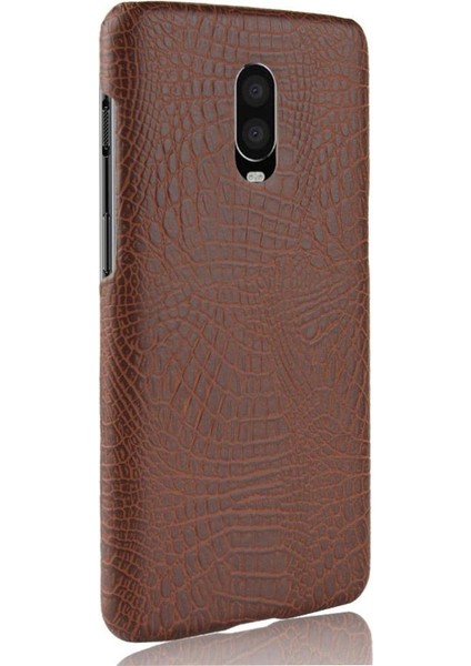 Oneplus 6t Klasik Timsah Moda Koruyucu Için Şık Klasik Kılıf (Yurt Dışından) modelleri