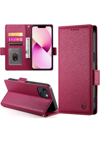 IPhone 13 Kart Yuvaları Için Flip Case Günlük Kullanım Cüzdan Iş Çevirme (Yurt Dışından) indirimleri