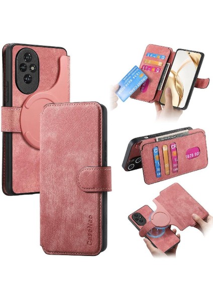 Onur 200 Mıknatıs Koruyucu Malzeme Için Flip Case Retro Cüzdan Kart Standı (Yurt Dışından)