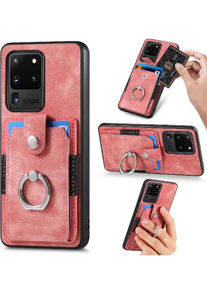 Samsung Galaxy S20 Ultra Standı Crad Yuvası Manyetik Araç Montaj Halkası (Yurt Dışından)