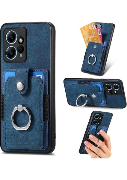 Xiaomi Redmi Not 12 4g Için Kılıf Standı Manyetik Araç Montaj Yüzük Tutucu Crad (Yurt Dışından)
