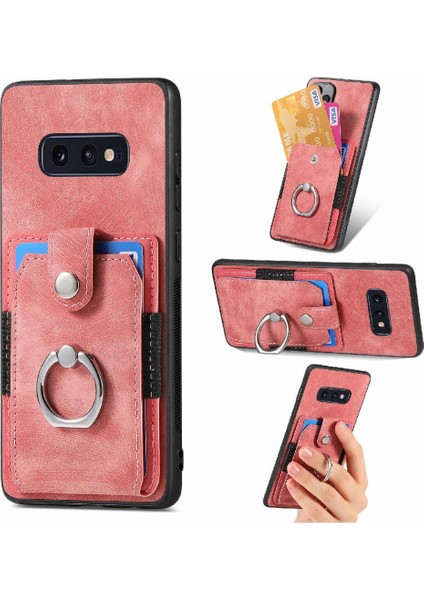 Samsung Galaxy S10E Halka Tutucu Standı Manyetik Araç Montaj Crad Yuvası (Yurt Dışından)