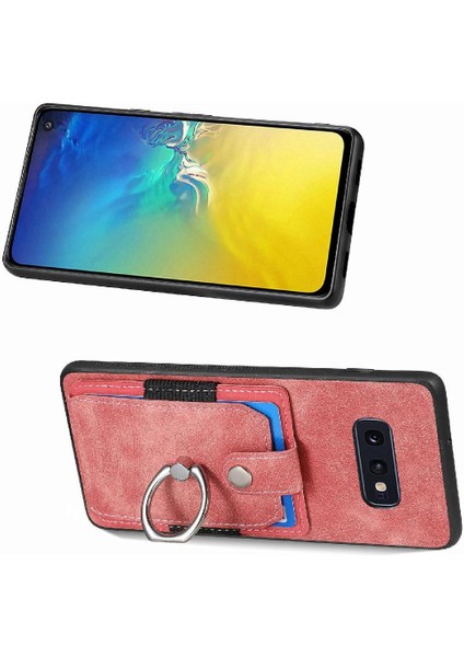 Samsung Galaxy S10E Halka Tutucu Standı Manyetik Araç Montaj Crad Yuvası (Yurt Dışından)