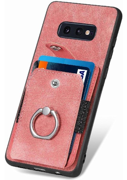 Samsung Galaxy S10E Halka Tutucu Standı Manyetik Araç Montaj Crad Yuvası (Yurt Dışından)