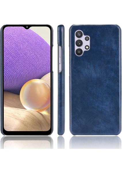 Samsung Galaxy A32 4g Lychee Desen Uyumluluk Kapak Için Retro Kılıf (Yurt Dışından)