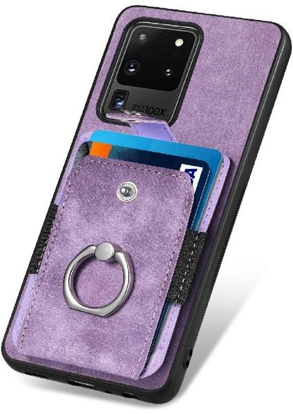 Samsung Galaxy S20 Ultra Standı Crad Yuvası Manyetik Araç Montaj Halkası (Yurt Dışından)