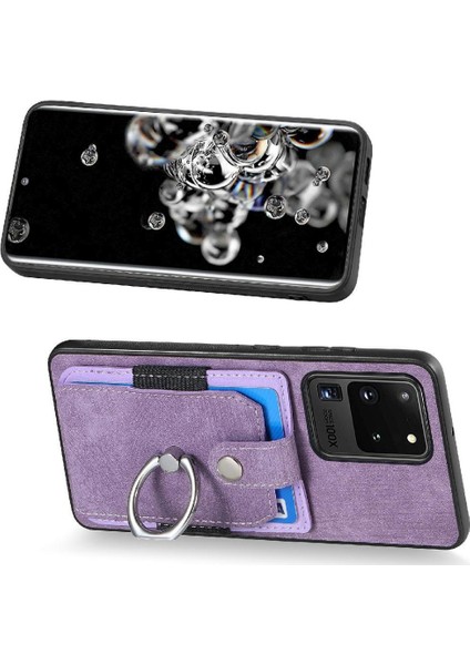 Samsung Galaxy S20 Ultra Standı Crad Yuvası Manyetik Araç Montaj Halkası (Yurt Dışından)