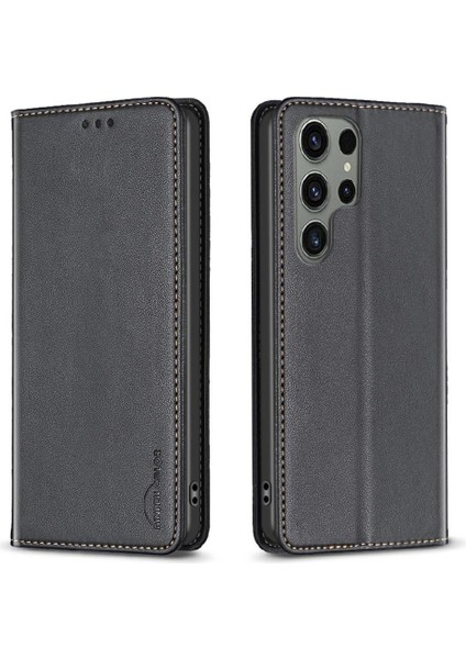Samsung Galaxy S24 Ultra Pu Deri Çoklu Kart Yuvası Manyetik Için Flip Case (Yurt Dışından) indirimleri
