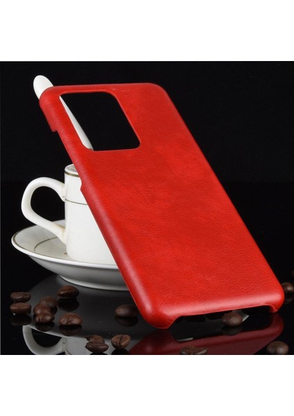 Retro Kılıf Samsung Galaxy S20 Artı Lychee Desen Anti Scratch Için Retro (Yurt Dışından)