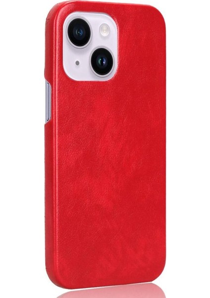 IPhone 14 Için Retro Durumda Uyumluluk Anti Scratch Lychee Desen Kapak (Yurt Dışından) modelleri