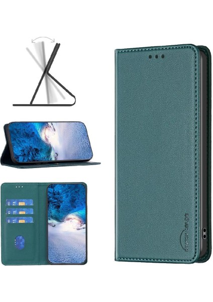 Onur X6A Çok Renkli Iş Manyetik Cüzdan Pu Deri Için Flip Case (Yurt Dışından)
