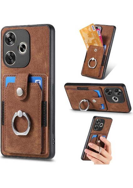 Xiaomi Poco F6 Standı Crad Yuvası Manyetik Araç Montaj Halkası Tutucu (Yurt Dışından)