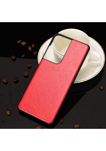 Samsung Galaxy S21 Için Retro Durumda Ultra Lychee Desen Anti Scratch Kapak (Yurt Dışından) modelleri