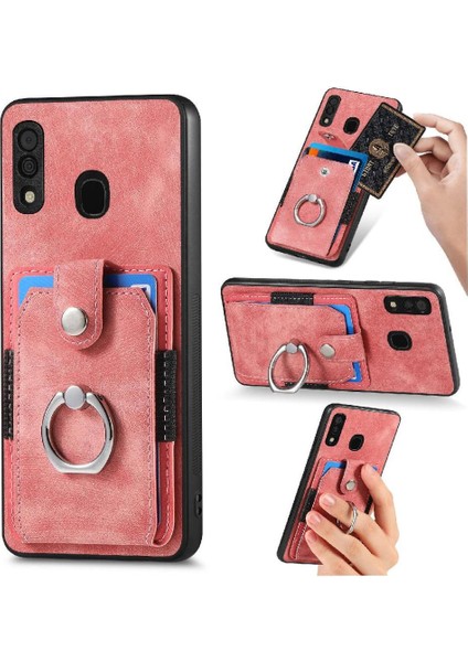 Samsung Galaxy A20/A30 Halka Tutucu Crad Yuvası Manyetik Araç Montaj (Yurt Dışından)